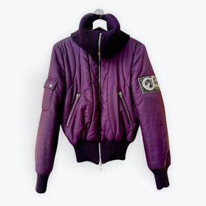 Escada Sport Quilted Bomber Jacket - Size 38 (Small/Medium)